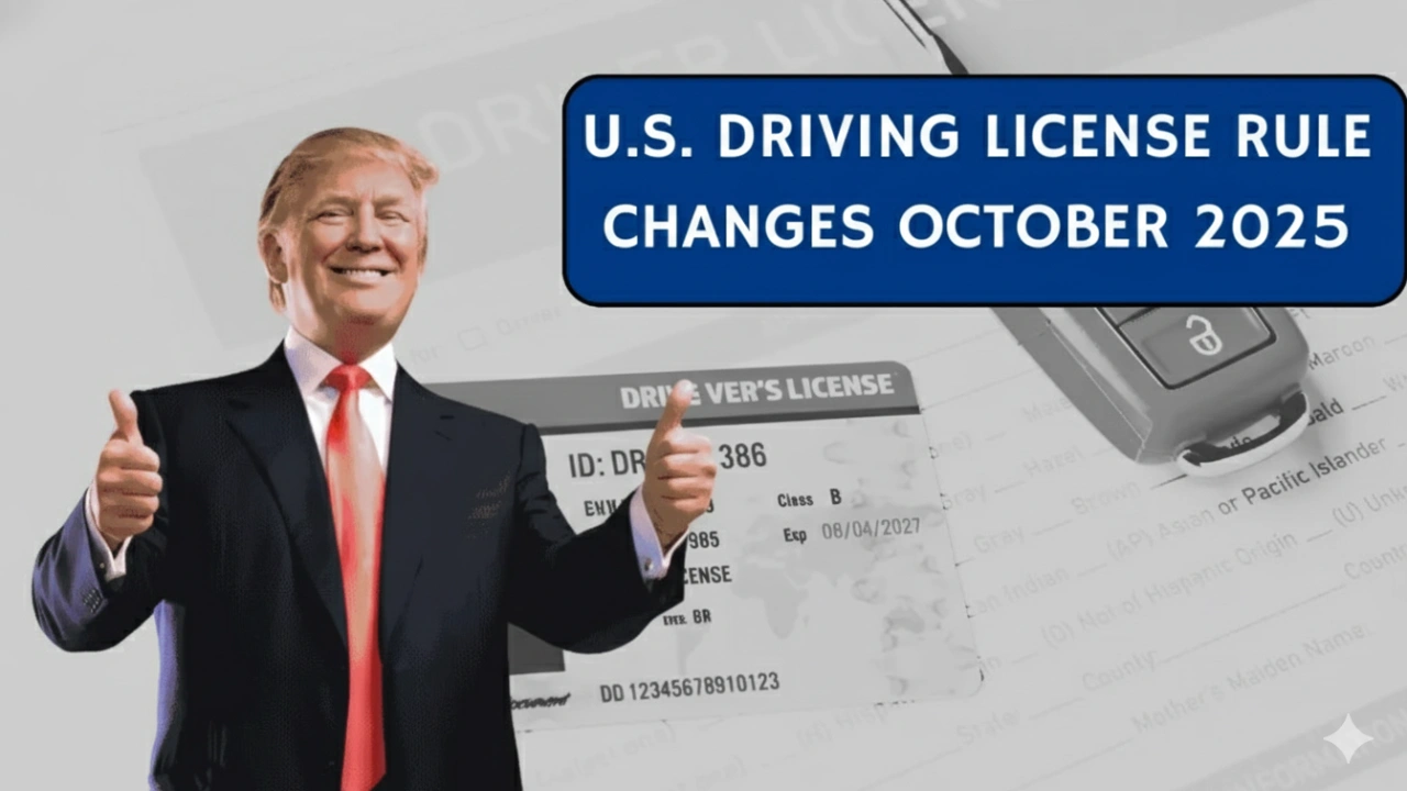 U.S. Driving License Rule Changes in the USA from October 2025 – Essential Changes for Drivers Aged 70 and Above